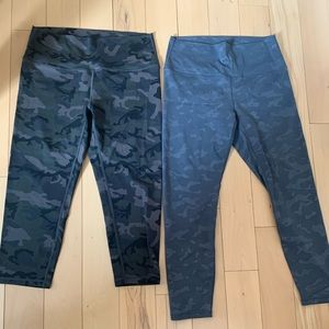 Lot Of Zyia Camo Leggings (size 8-10) - Two Pairs!